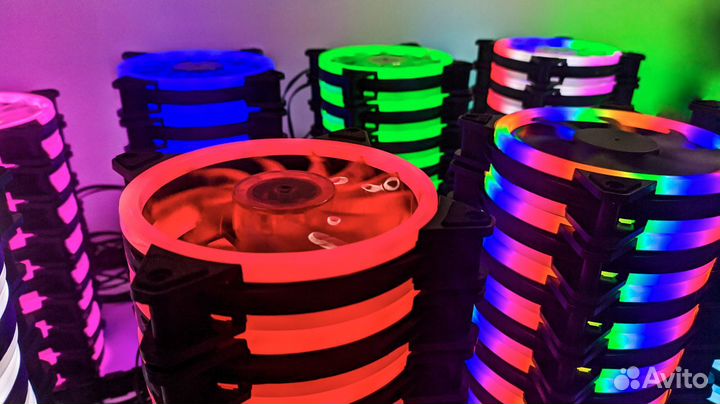 RGB вентиляторы для системника 12см