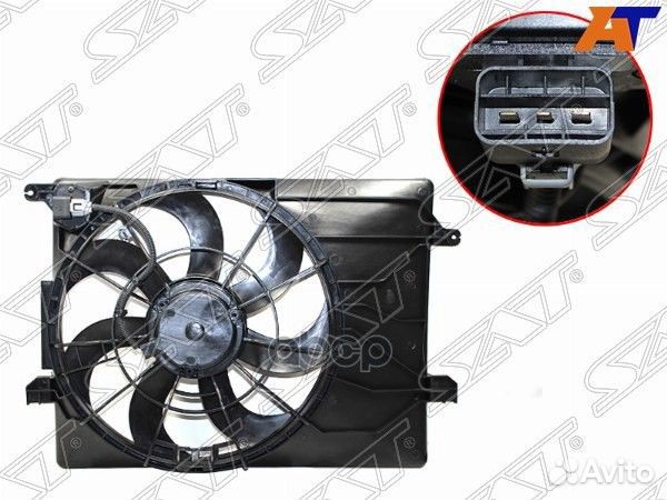 Диффузор радиатор в сборе hyundai I40 11- ST-HN