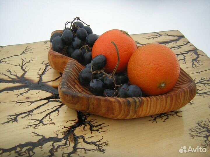 Деревянное блюда и подносы