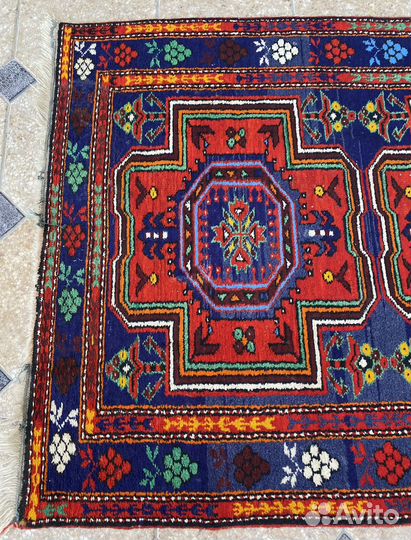 Старинный ковер ручной работы (халича)