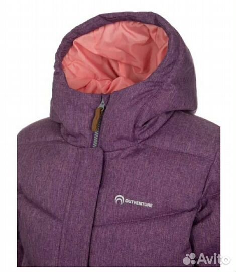 Зимняя удлинённая куртка для девочки 146-152