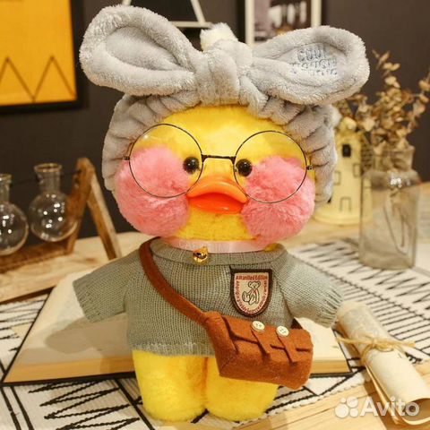 Мягкая игрушка утка Лалафанфан
