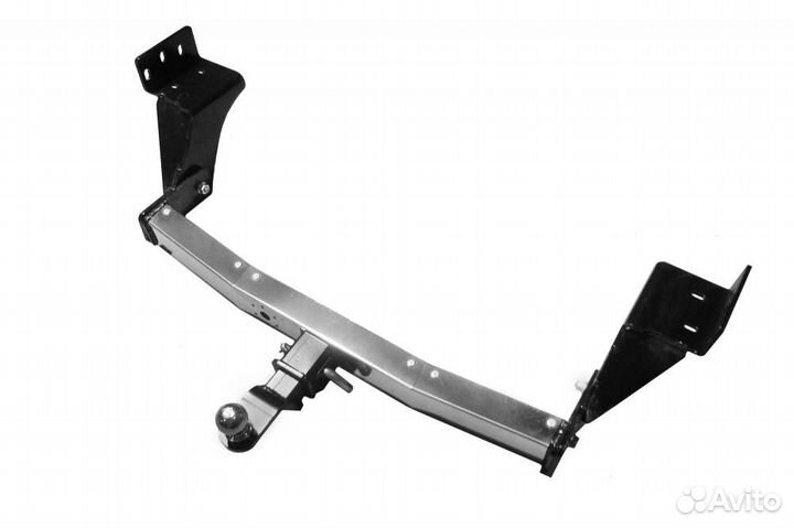 Фаркоп (тсу) квадрат, для Kia Seltos 2020- нерж