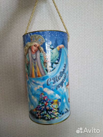 Упаковка для подарка, банка, новогодний подарок