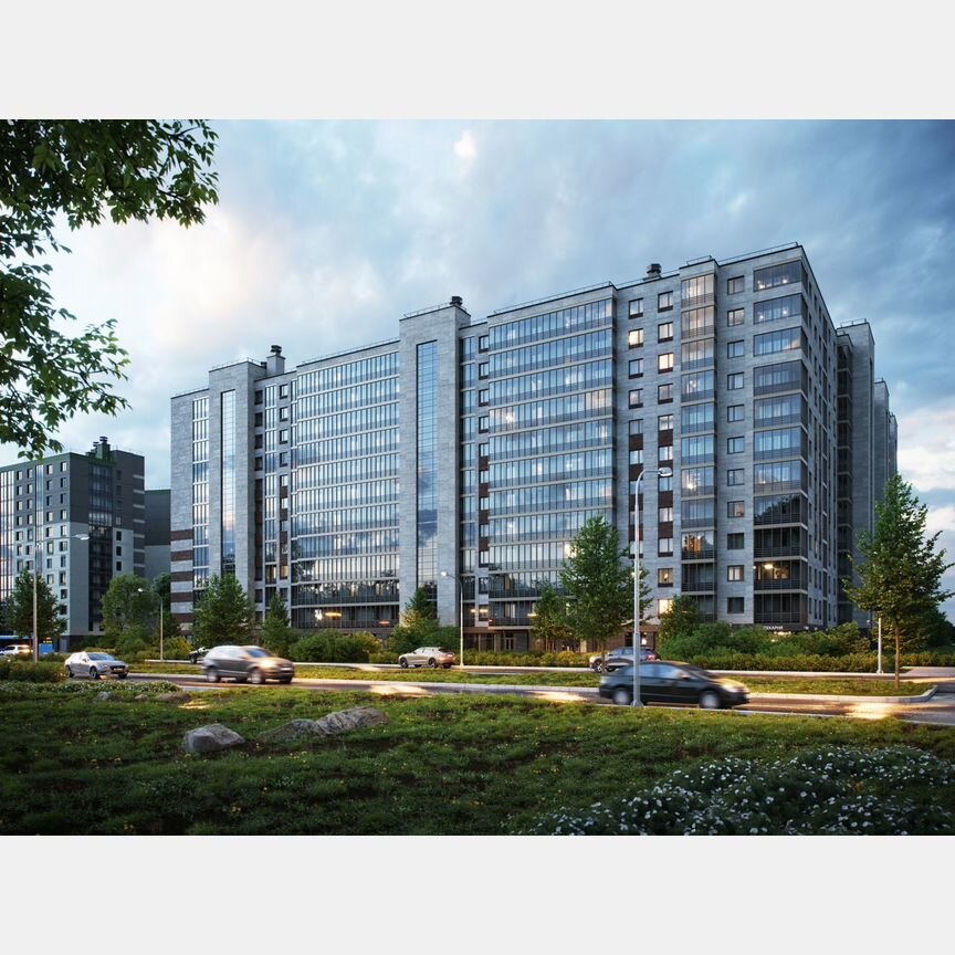 2-к. квартира, 57,7 м², 6/12 эт.