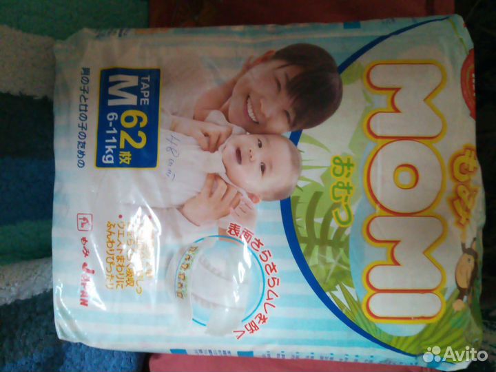 Подгузники момi, Япония