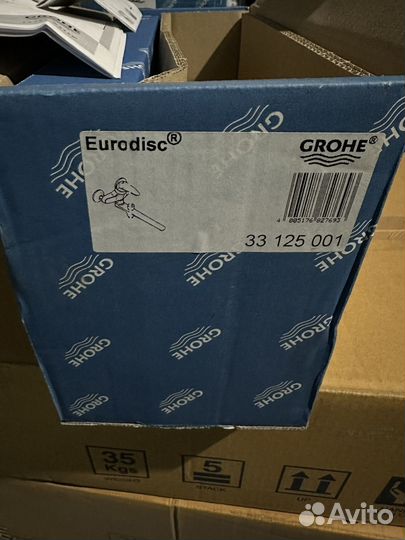 Смеситель Grohe для ванны Eurodisc 33125001