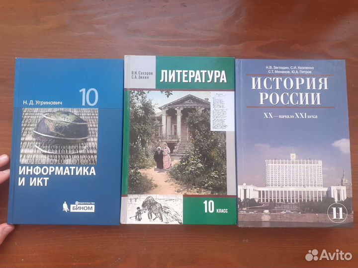 Информатика, литература, история 10,11 класс
