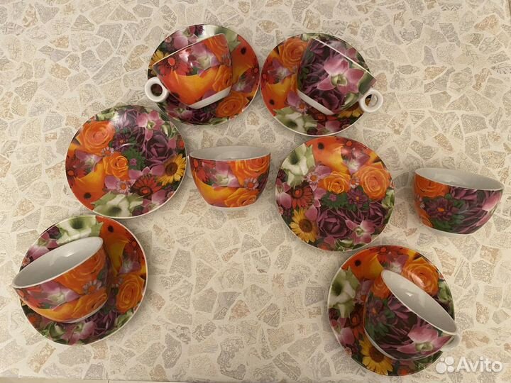 Чайный сервиз на 6 персон