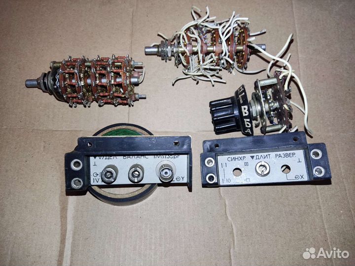 Переключатели галетные осциллографа С1-73