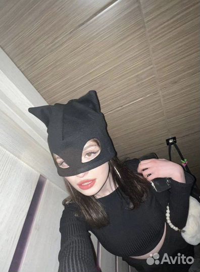 Шапка-кошка