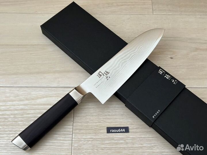 Нож кухонный из дамасской стали KAI Япония