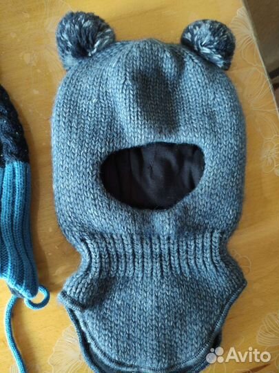 Шапка шлем для мальчика