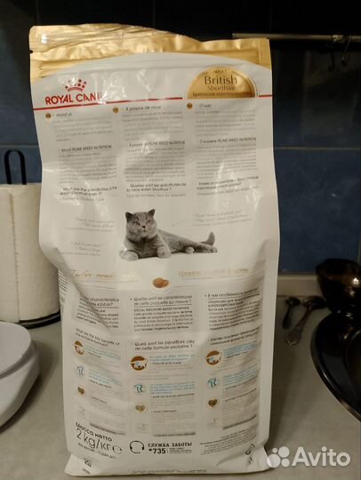 Сухой корм для британских кошек royal canin