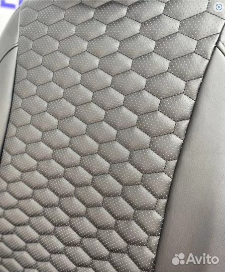 Чехлы LADA Vesta Экокожа соты