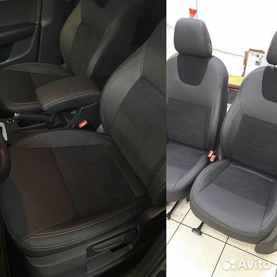 Чехлы Премиум Алькантара Focus 2 (Trend)