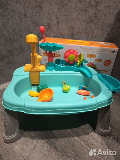 Раковина игрушечная с водой