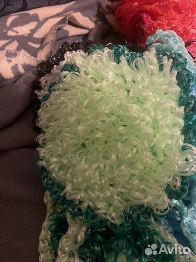 Мочалки ручной вязки