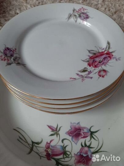 Тарелки блюда хрусталь СССР