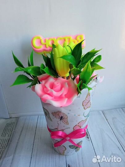 Букет из мыла