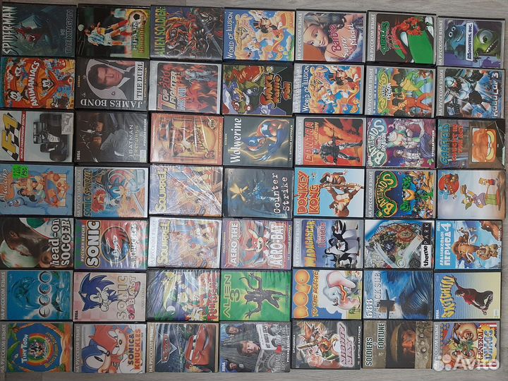 Картриджи для sega mega drive 2