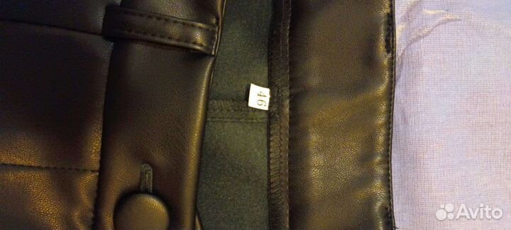 Шорты женские из экокожи