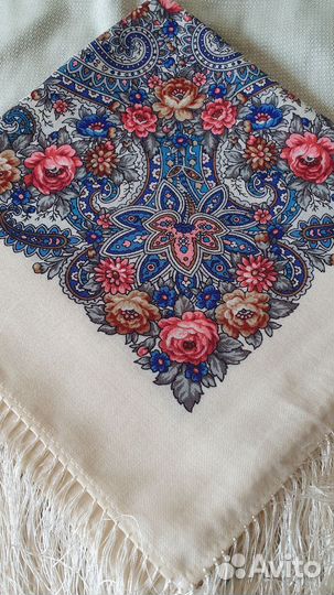 Павловопосадский платок, Лира, 125 новый