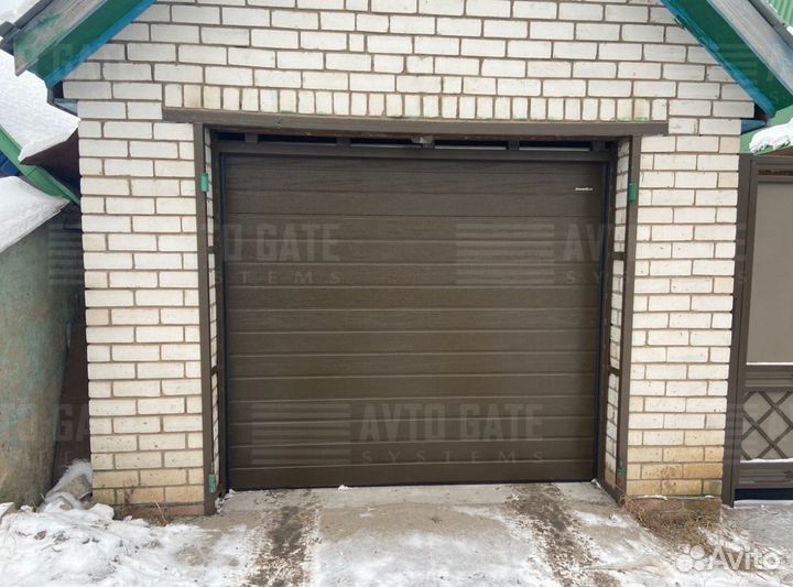 Гаражные ворота секционные