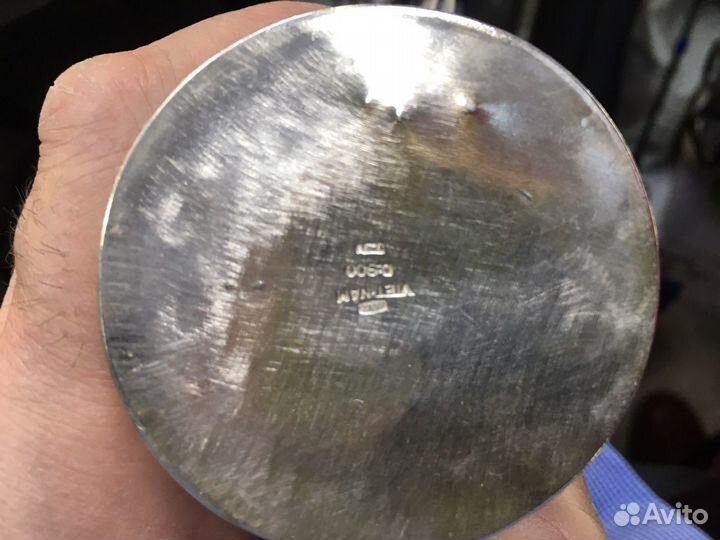 Молочник сливочник 875 пробы