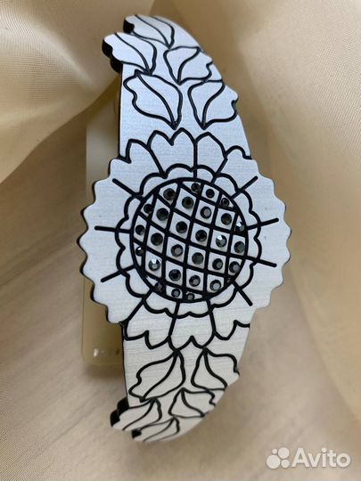 Заколка для волос металл