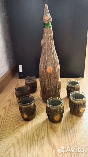 Подарочный набор бутылка и 6 стопок