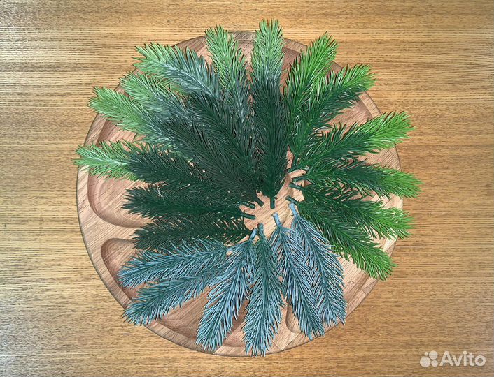 Еловые веточки искусственные 11см