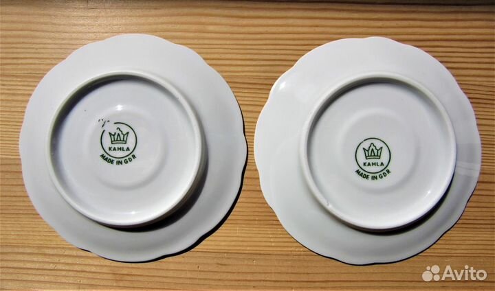 Розетки фарфор 2шт для добора. Kahla гдр 