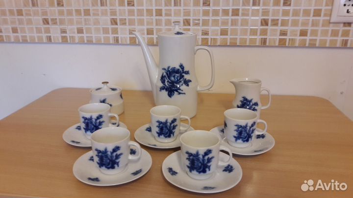 Сервиз кофейный Чехословакия 1970г