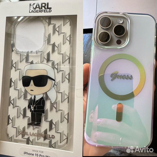 Чехол на iPhone 15 pro max Karl Lagerfeld