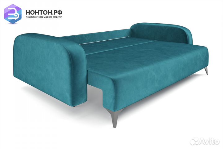 Диван тик-так Цюрих сине-зеленый