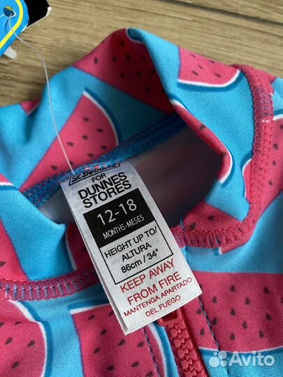 Купальник Комбинезон для плавания.новый.12-18 мес