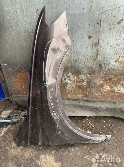 Переднее правое крыло volkswagen tiguan 2 корич