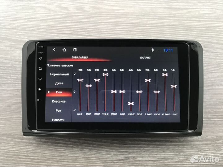Магнитола Mercedes-Benz ML/GL с камерой на Android