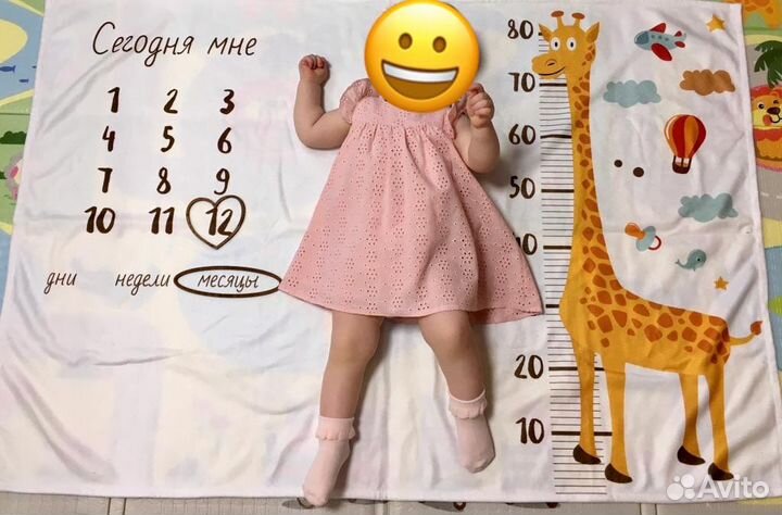 Платье для девочки 74 80