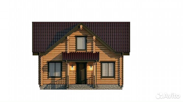 Дом из бревна с доставкой и сборкой