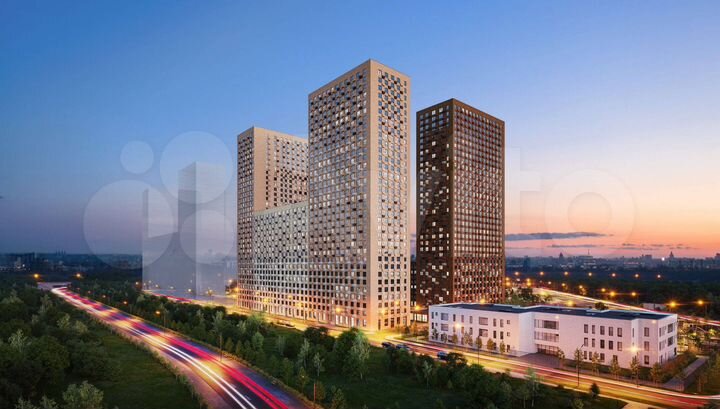 2-к. квартира, 34,4 м², 21/33 эт.