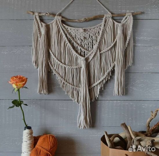 Макраме панно на стену