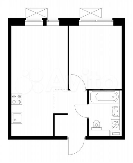 1-к. квартира, 35,7 м², 14/25 эт.