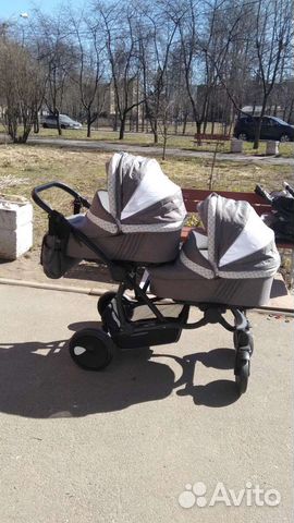 Коляска для двойни 2 в 1
