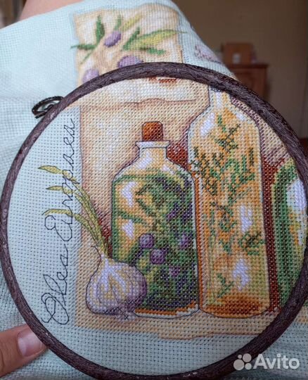 Dimensions остатки от набора для вышивания