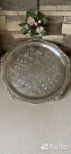 Винтажные подносы/серебрение/Англия