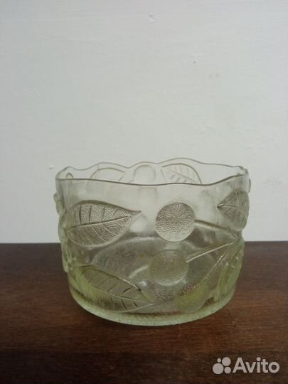 Ваза-салатник Вишенки. Винтаж СССР