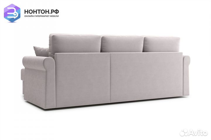 Диван угловой дельфин Лира бежевый