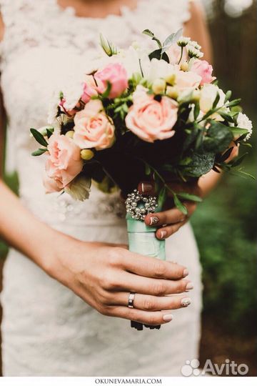 Свадебная флористика,букет невесты